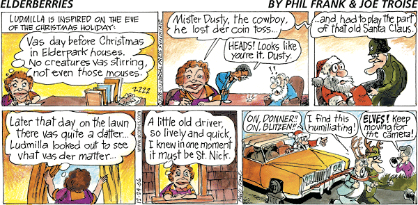 The Elderberries Comic Strip for December 24, 2006 
