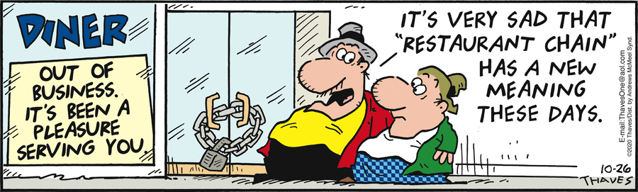 Frank and Ernest Comic Strip for October 26, 2020 