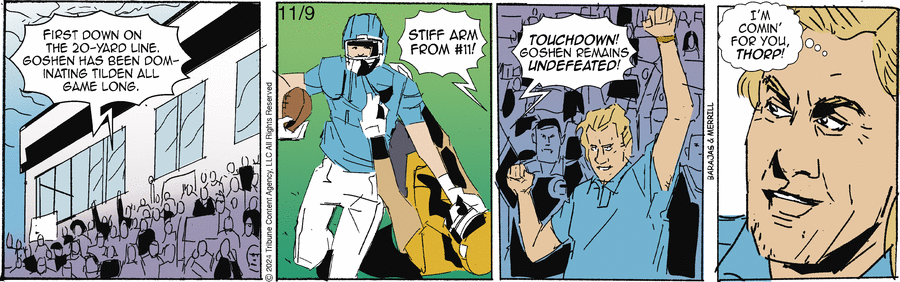 Gil Thorp Comic Strip for November 09, 2024 