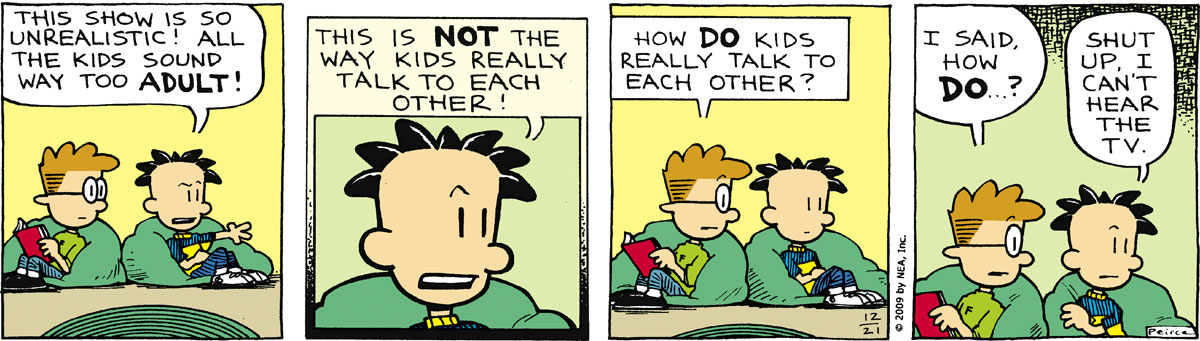 Big Nate Comic Strip for December 21, 2009 
