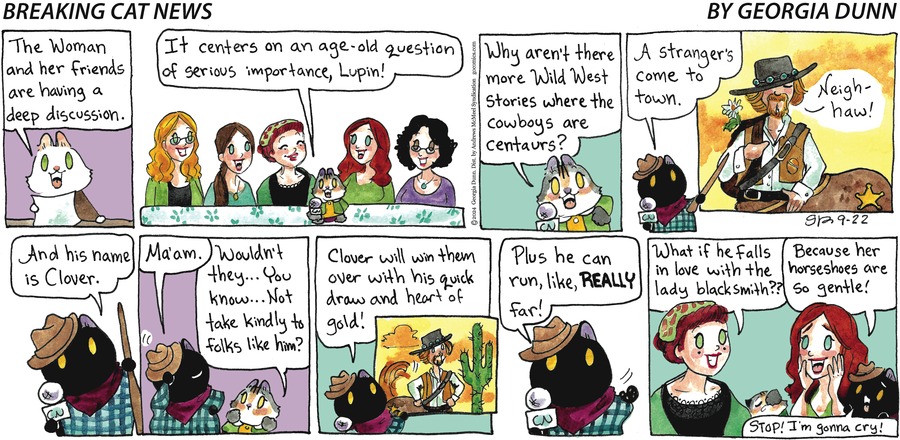Breaking Cat News by Georgia Dunn for September 22, 2024 - GoComics
