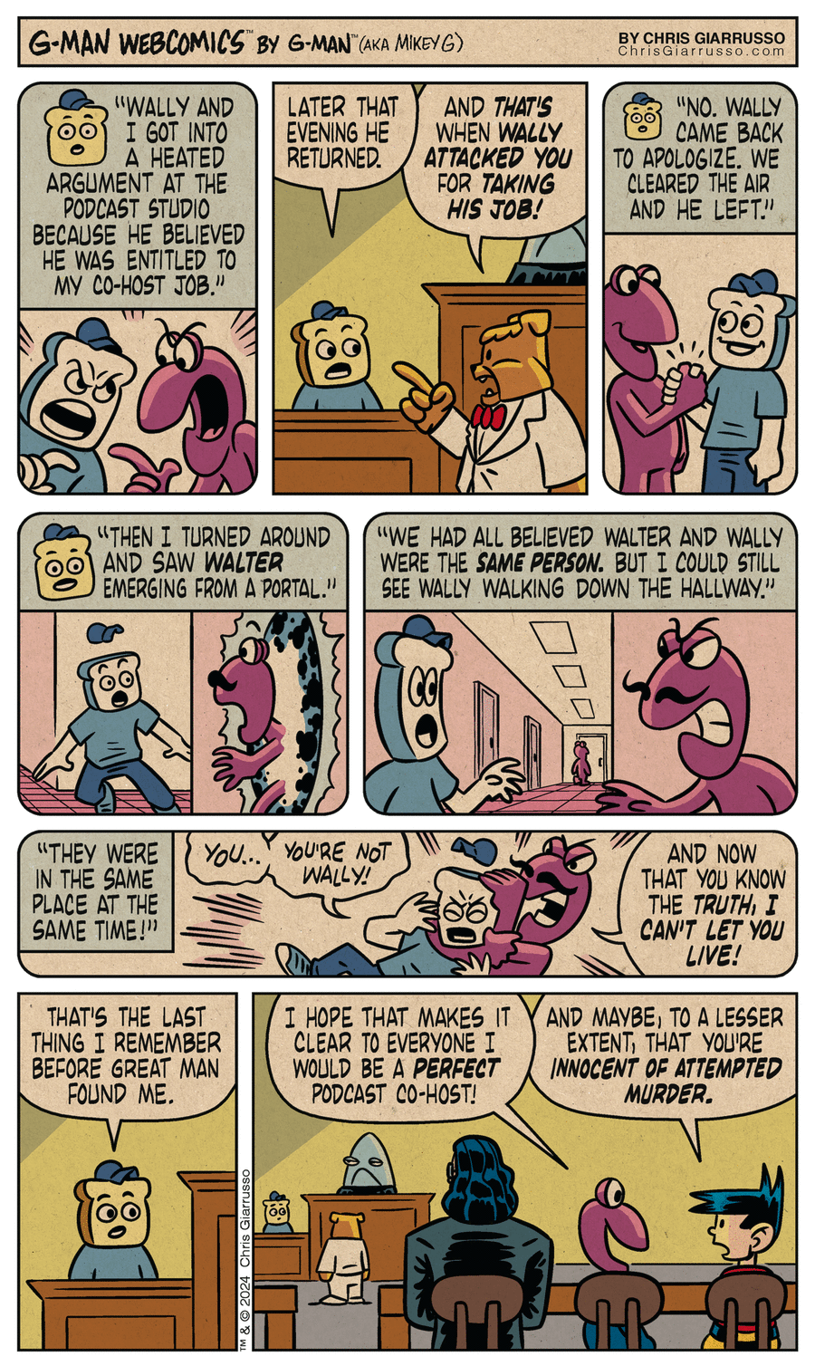 G-Man Webcomics Comic Strip for February 19, 2024 