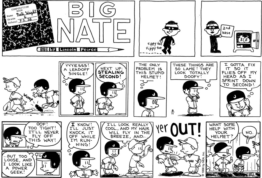 Big Nate Comic Strip for August 11, 1996 