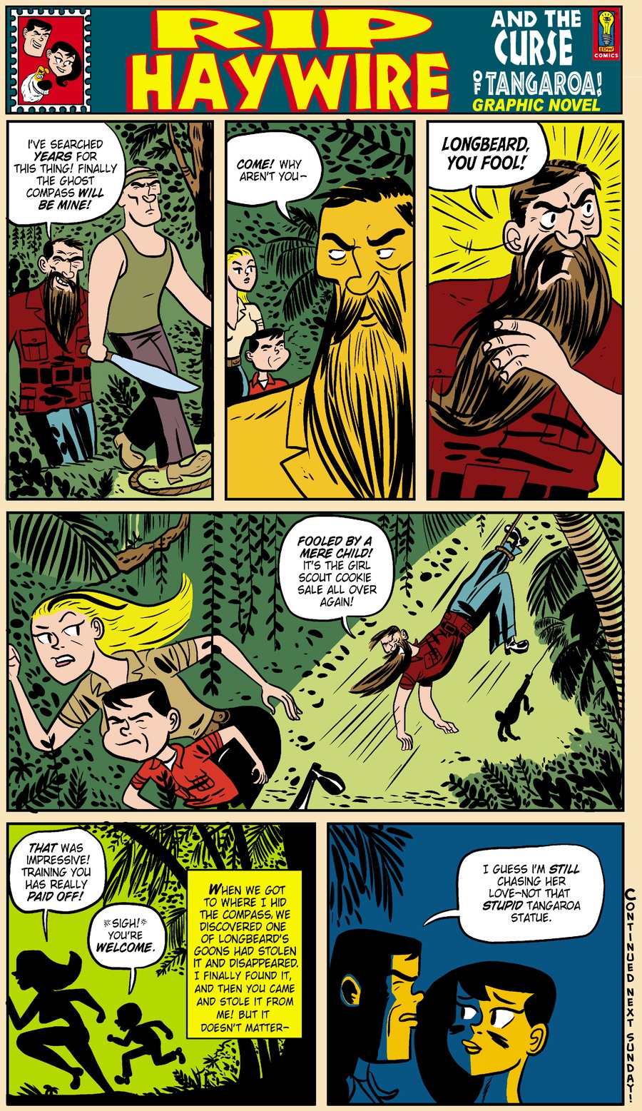 Rip Haywire Comic Strip for April 27, 2014 