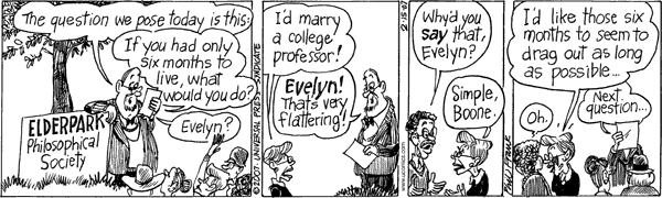 The Elderberries Comic Strip for February 15, 2007 