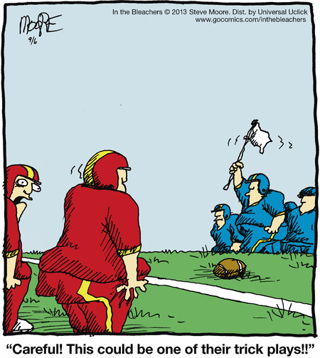 In the Bleachers Comic Strip for September 06, 2013 
