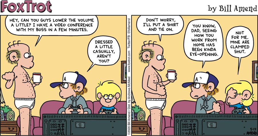 FoxTrot Comic Strip for May 17, 2020 