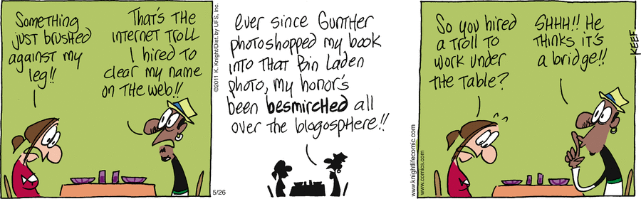 The Knight Life Comic Strip for May 26, 2011 