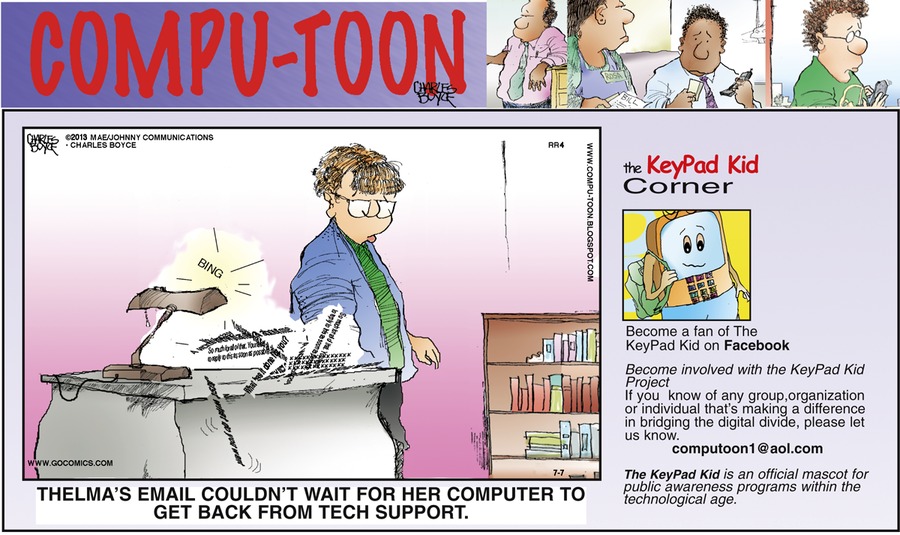 Compu-toon Comic Strip for July 07, 2013 