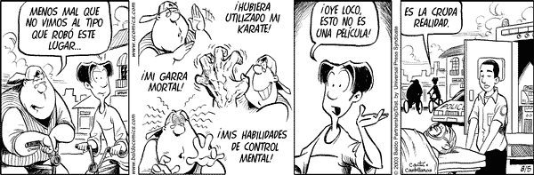 Baldo en Español Comic Strip for August 05, 2003 