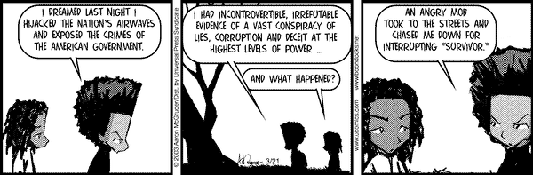 The Boondocks Comic Strip for October 22, 2010 