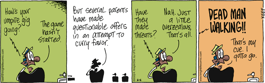 The Knight Life Comic Strip for June 06, 2009 