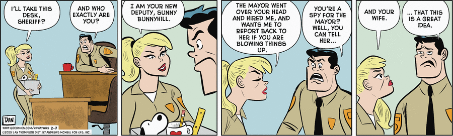 Rip Haywire Comic Strip for February 07, 2025 