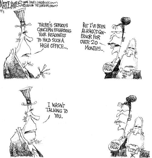 Matt Davies Comic Strip for September 03, 2008 
