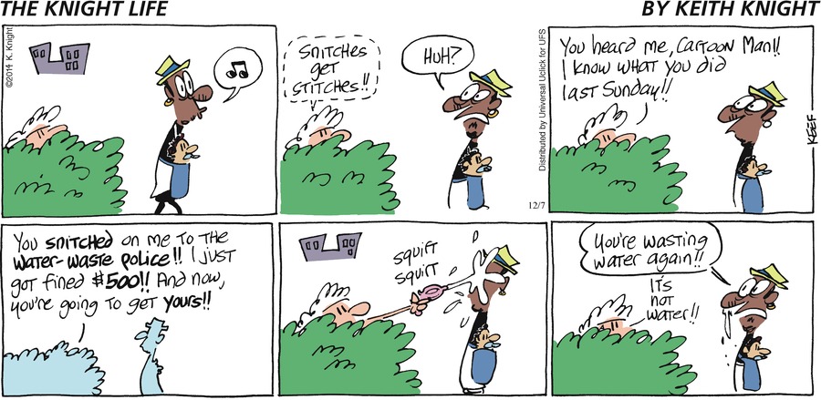 The Knight Life Comic Strip for December 07, 2014 