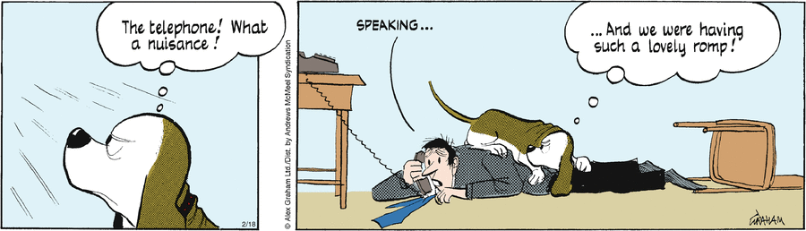 Fred Basset Comic Strip for February 18, 2025 