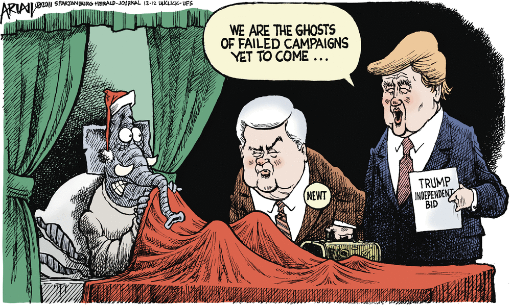 Robert Ariail Comic Strip for December 14, 2011 