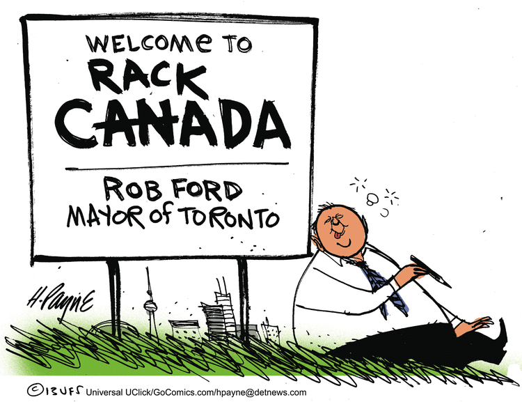 Henry Payne Comic Strip for November 08, 2013 