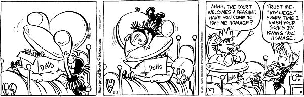 Heart of the City Comic Strip for February 03, 2001 
