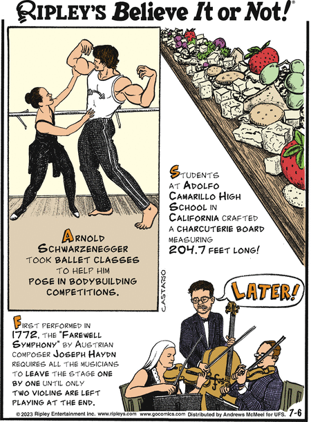 Ripley's Believe It or Not Comic Strip for July 06, 2023 
