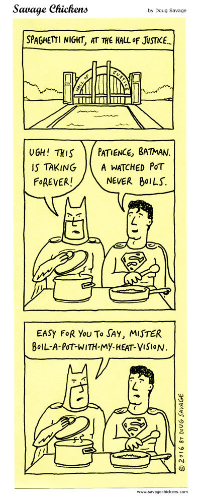 Savage Chickens Comic Strip for February 25, 2020 