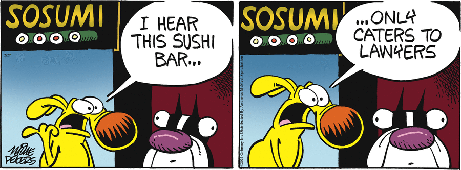 Mother Goose and Grimm Comic Strip for February 27, 2024 