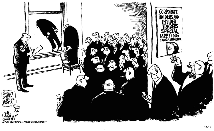 Pat Oliphant Comic Strip for November 19, 1986 