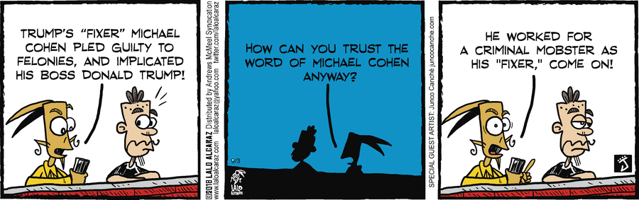 La Cucaracha Comic Strip for September 03, 2018 