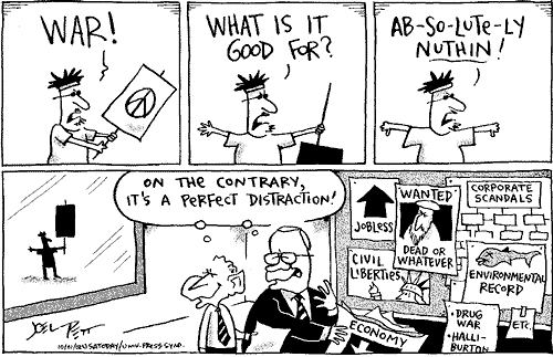 Joel Pett Comic Strip for October 01, 2002 