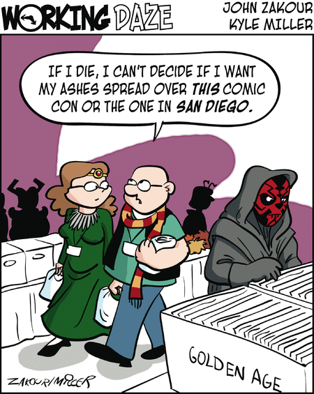 Working Daze Comic Strip for April 19, 2008 