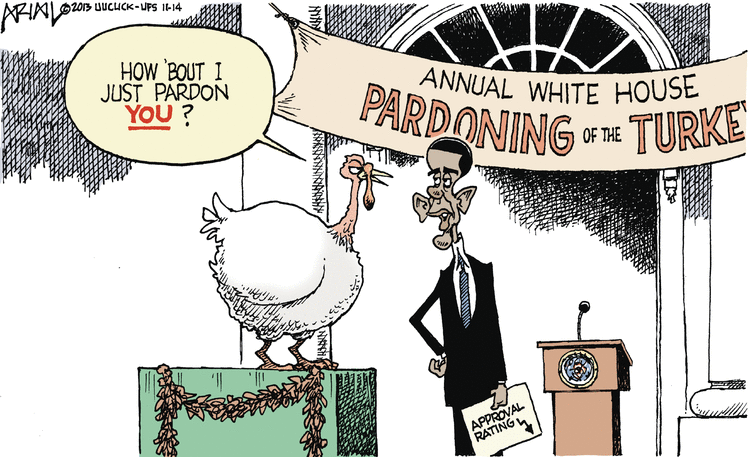Robert Ariail Comic Strip for November 14, 2013 