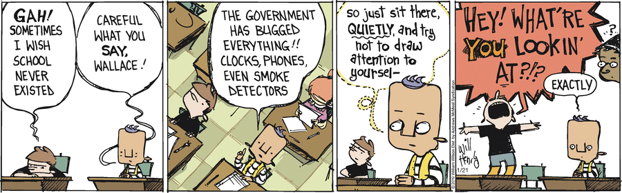 Wallace the Brave Comic Strip for January 21, 2019 