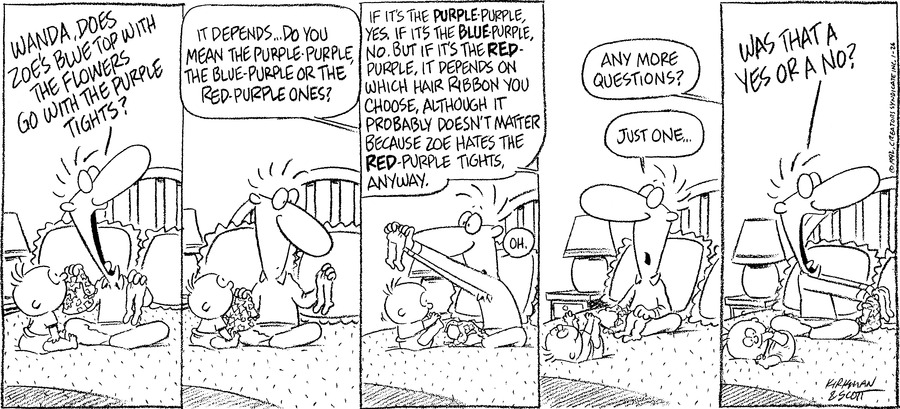 Baby Blues Comic Strip for February 02, 1992 