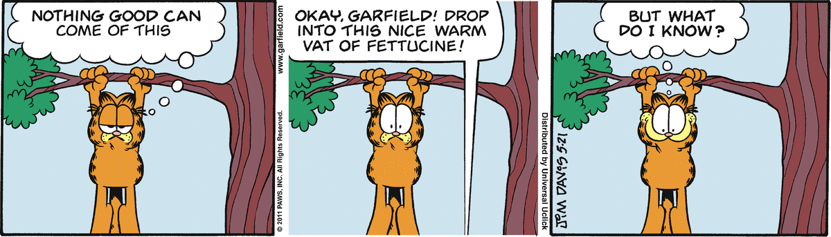 Garfield Comic Strip for May 21, 2011 