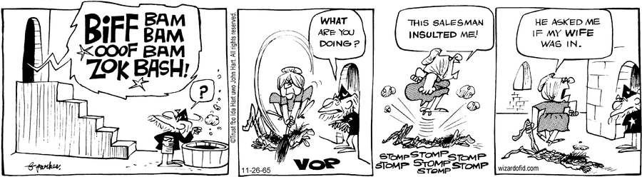 Wizard of Id Classics Comic Strip for November 24, 2015 