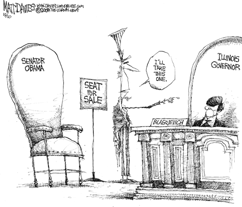 Matt Davies Comic Strip for December 10, 2008 