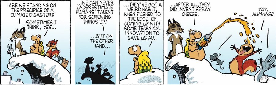 Over the Hedge Comic Strip for January 10, 2019 