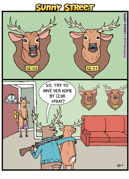 Sunny Street Comic Strip for April 07, 2014 