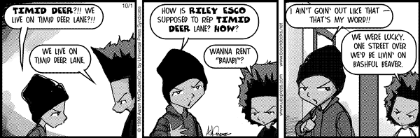 The Boondocks Comic Strip for May 04, 2011 