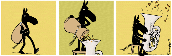 Dark Side of the Horse Comic Strip for May 03, 2012 