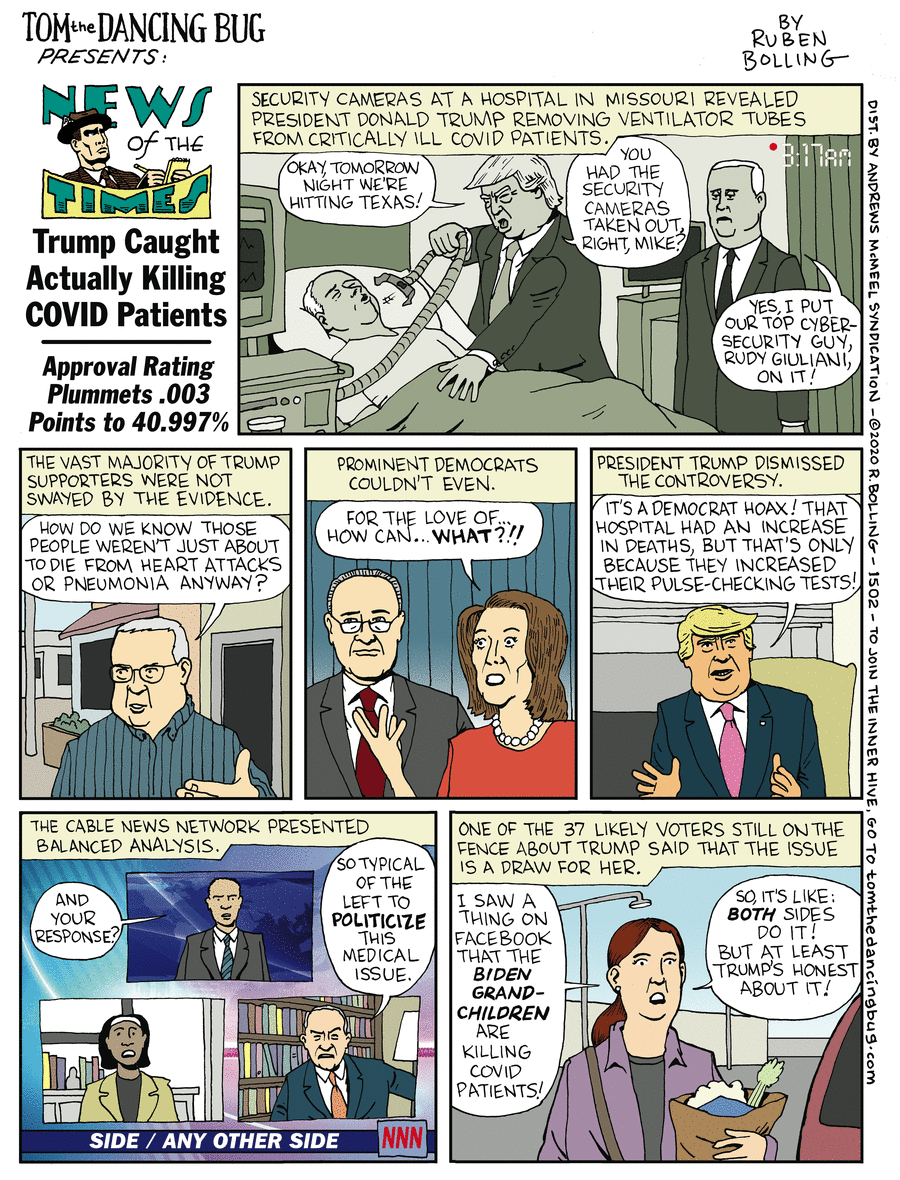 Tom the Dancing Bug Comic Strip for August 28, 2020 