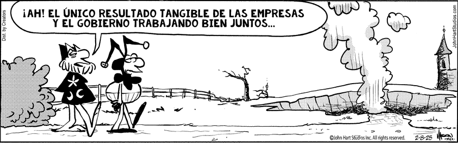 The Wizard of Id - Spanish Comic Strip for February 08, 2025 