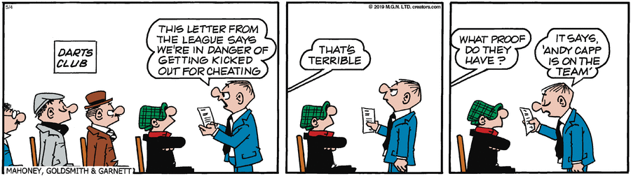 Andy Capp Comic Strip for May 04, 2019 
