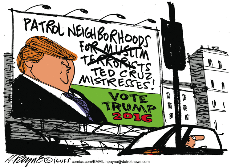 Henry Payne Comic Strip for March 29, 2016 