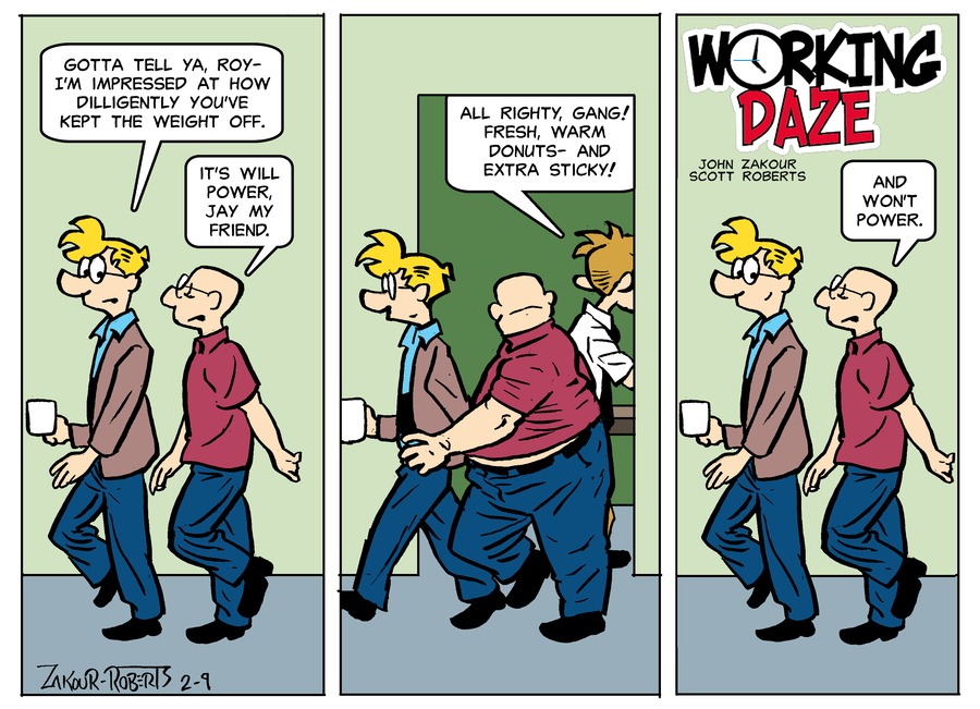 Working Daze Comic Strip for February 09, 2025 