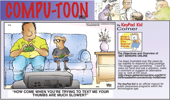 Compu-toon Comic Strip for October 09, 2011 