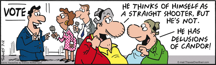 Frank and Ernest Comic Strip for July 12, 2019 