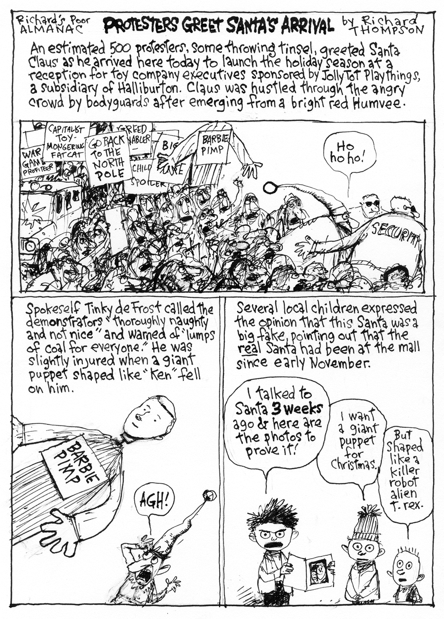 Richard's Poor Almanac Comic Strip for December 09, 2015 