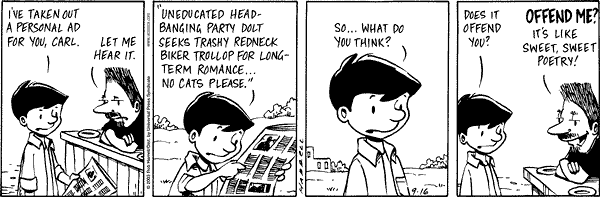 Big Top Comic Strip for September 16, 2003 