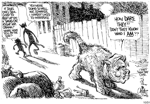 Pat Oliphant Comic Strip for October 31, 2007 